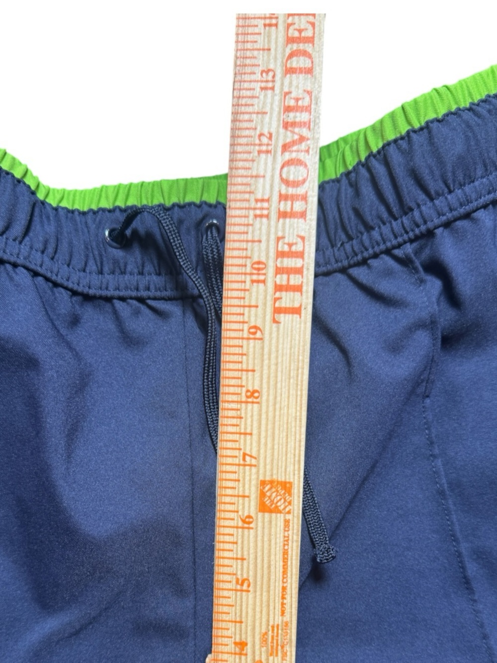 Y2K Navy Blue + Green Stripe Athletic Blokette Capri Pants Size XL - Picture 5 of 6